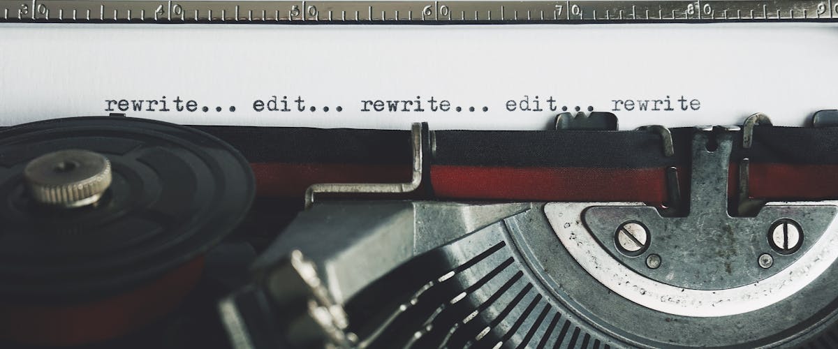 Typewriter — writing, editing, rewriting